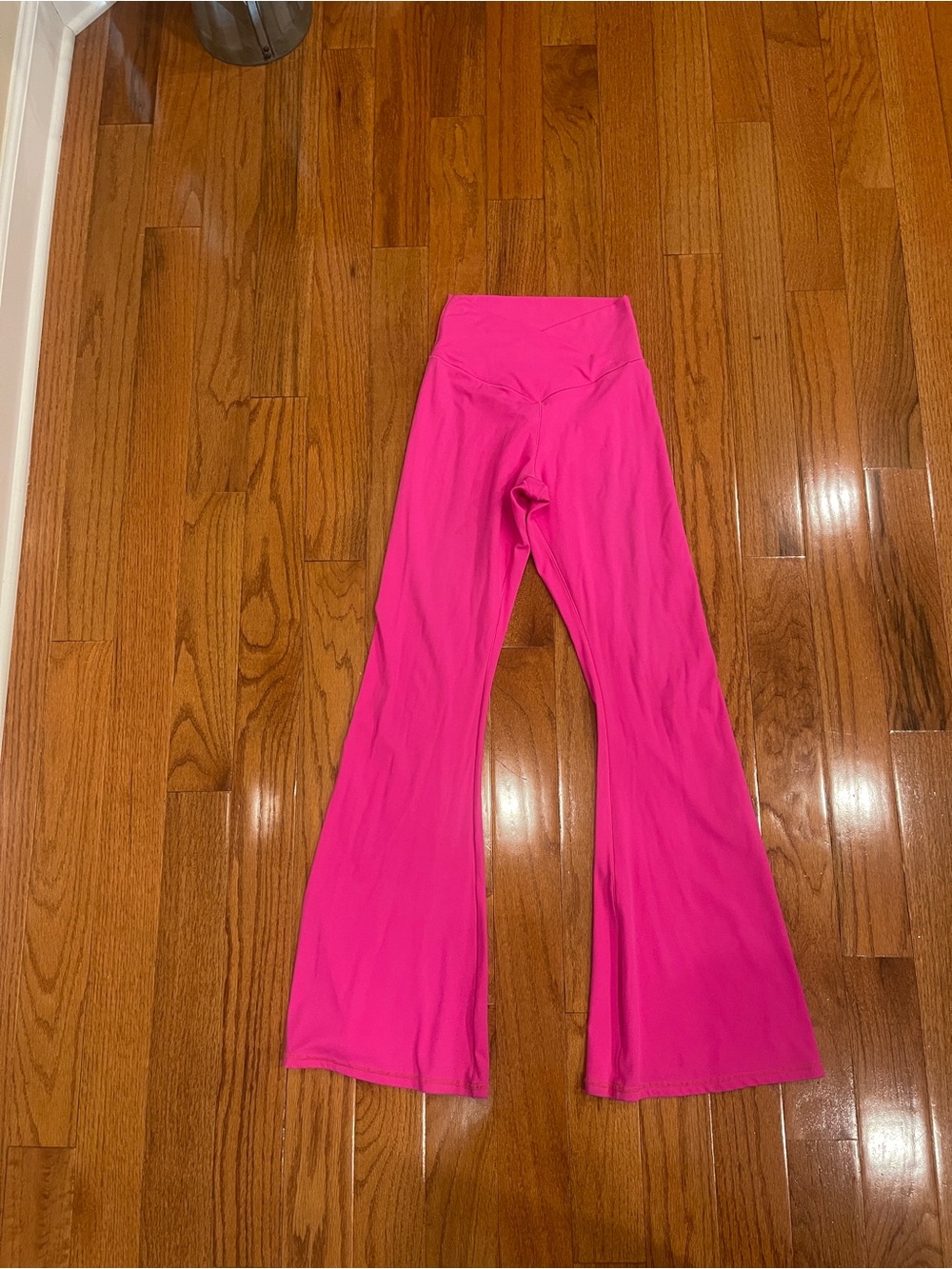 Sunzel Women's Hot Pink Flare Leggings Size Small
